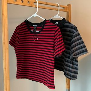 Two Hot Topic Tshirts